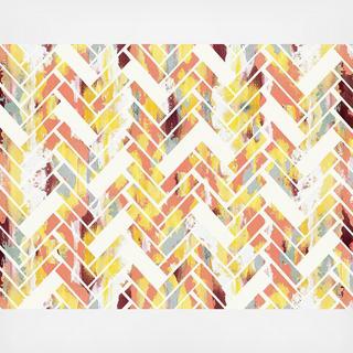 Wild Herringbone Printed Wall Art