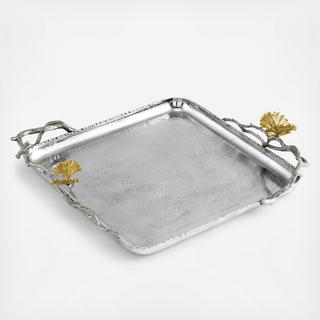 Butterfly Ginkgo Luxe Matzah Plate