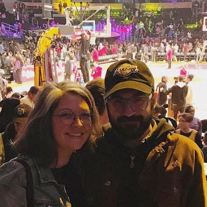 In LA for a Lakers vs. Bulls game!