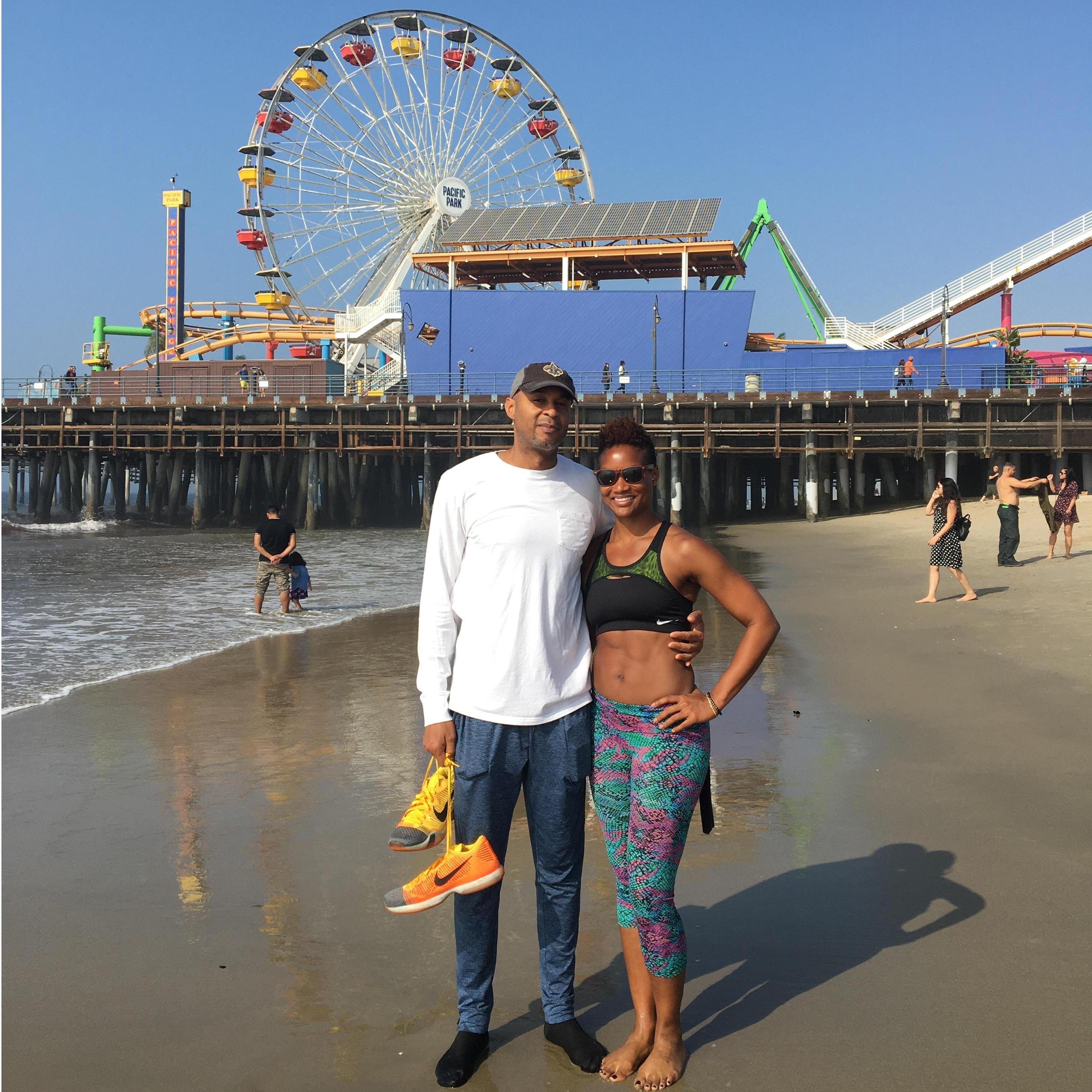Morning beach walks
