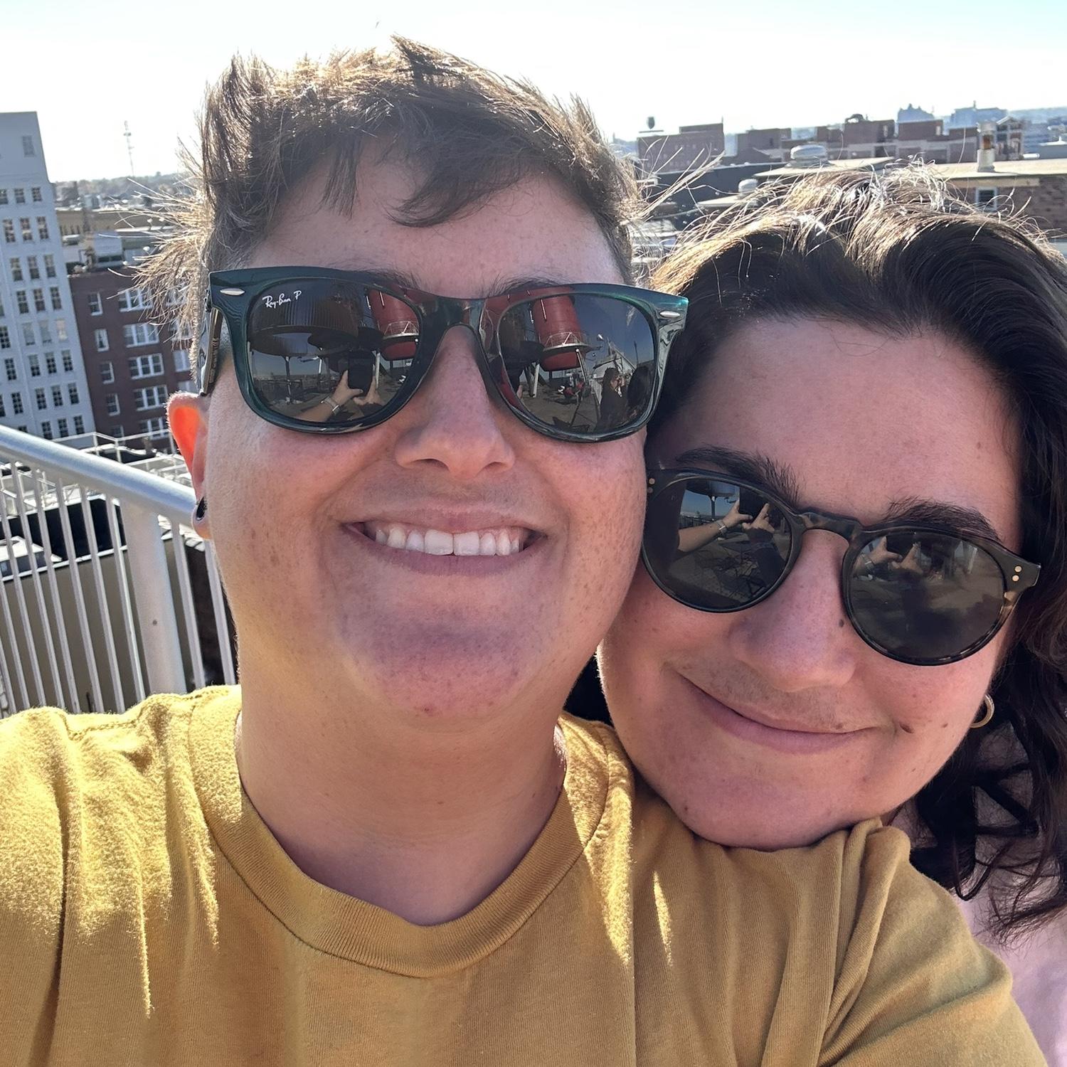 Even when the trip isn't for a happy reason we try hard to have a good time together.