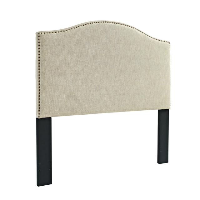 Pulaski Selma Camel Back Tweed Panel Headboard, King / Cal King