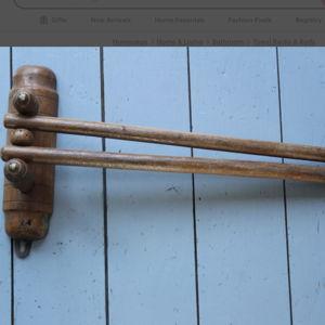 French Vintage Towel Rack/drying Rack/1960/towel Rack/decoration Rack/french Curiosities/midcentury Towel Rack - Etsy