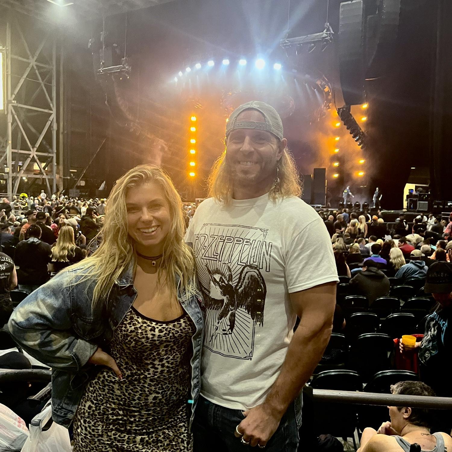 Throwback concert! Creed put on an amazing show even with the hurricane blowing over