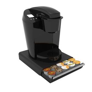Mind Reader Coffee Pod Storage Drawer for K-Cups, Verismo, Dolce Gusto, Holds 30 K-Cups, 35 CBTL, Verismo, Dolce Gusto, Black