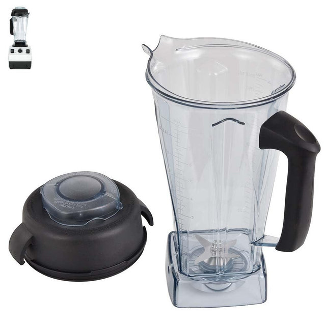 EastFune for Blenders 64Oz Container, replace 5000 5200 6300 6500 7500 Pro 200 500 750 vm0101 vm0102 E310 320 etc, compatible with Classic/Explorian/Professional/Propel Series Pitcher Jar Cup