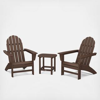 Vineyard 3-Piece Outdoor Adirondack Set