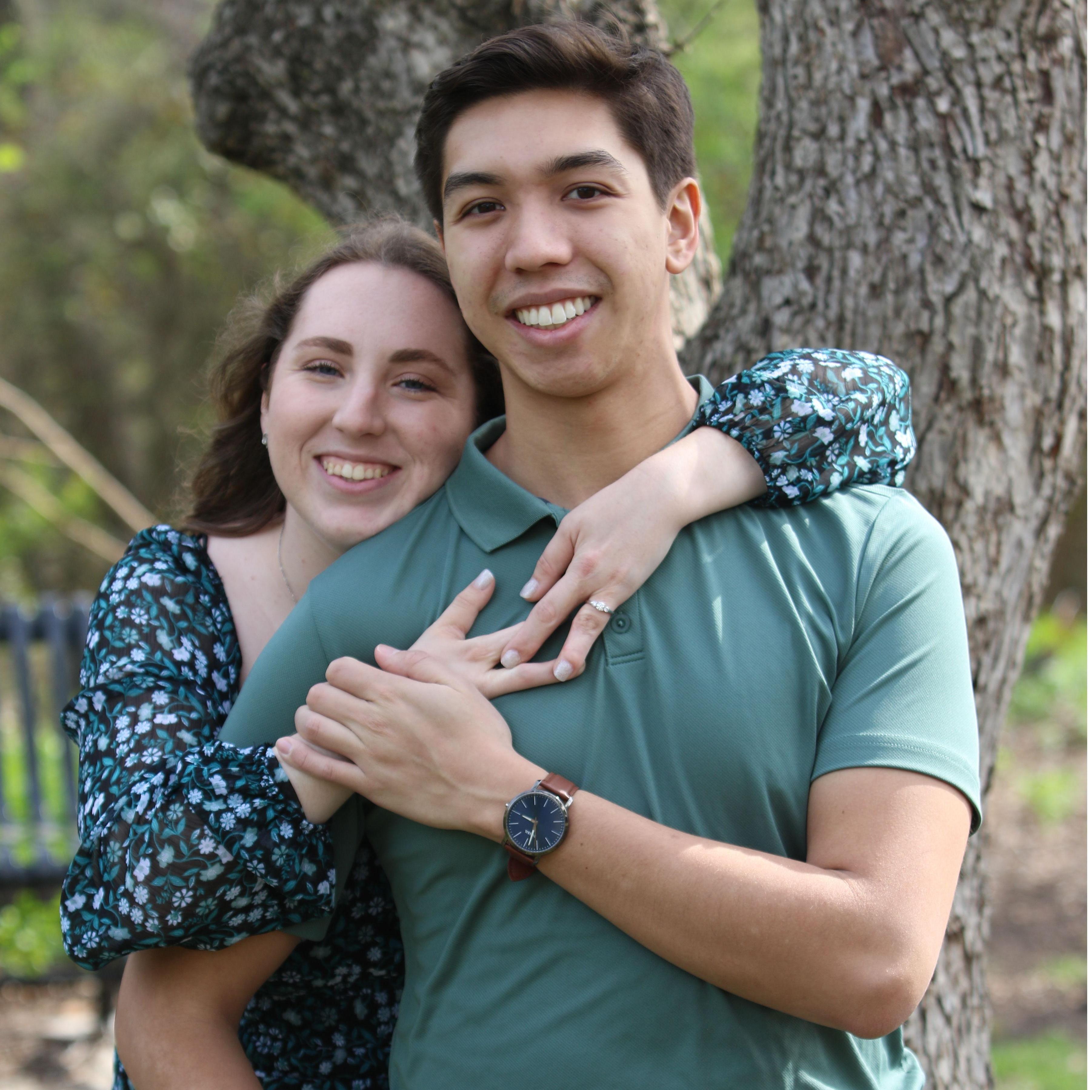 We had our engagement photos taken a few months ago in March, and they turned out great!