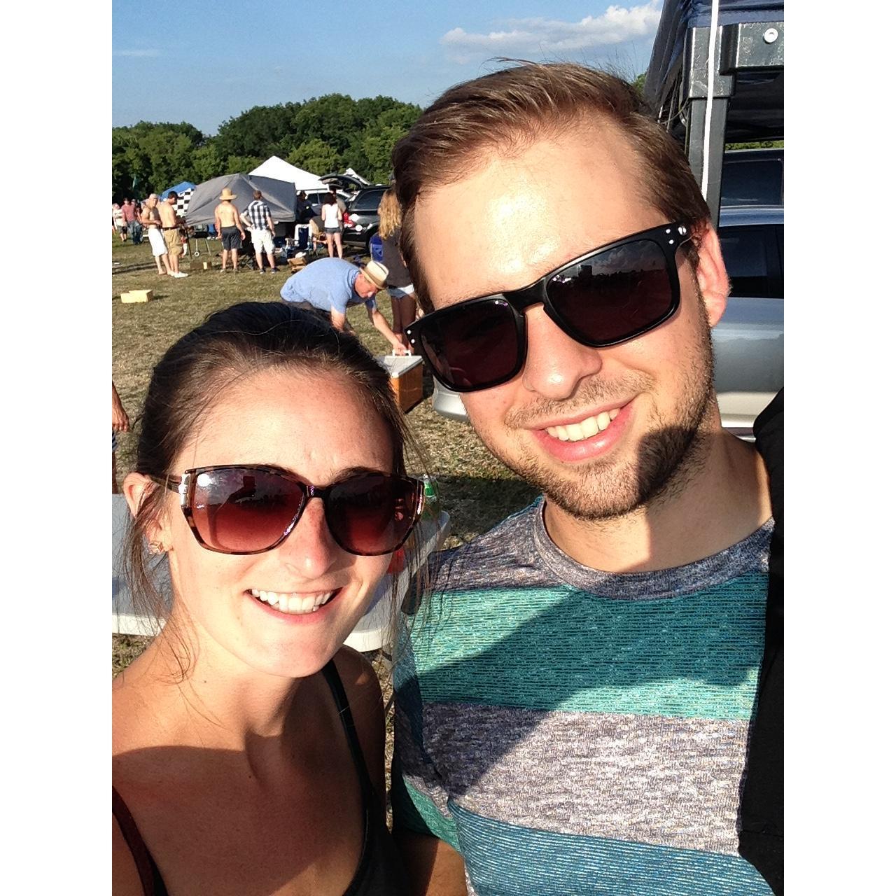 Talked Ty into attending a DMB concert at Alpine Valley! 2015