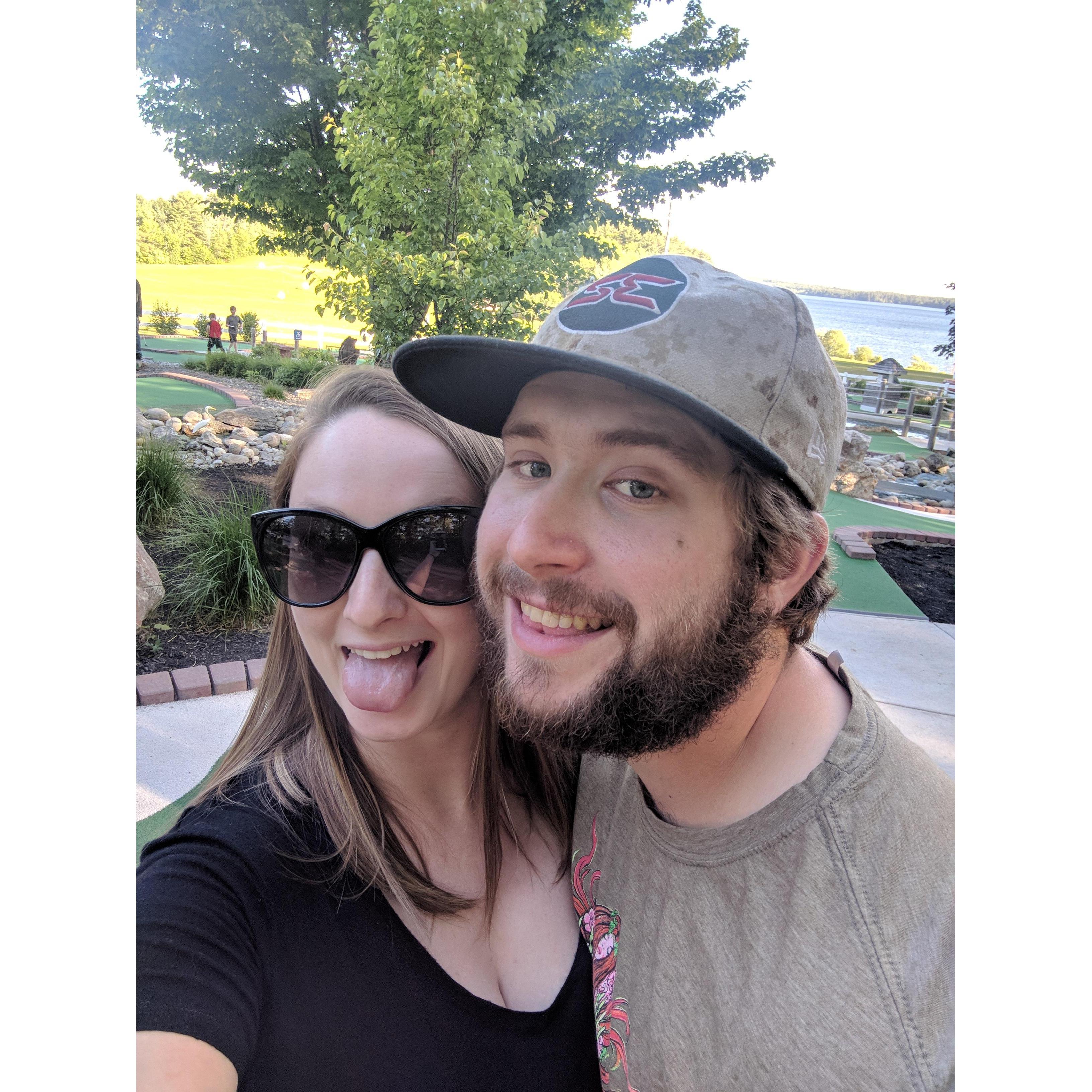 Mini Golf at Tabers!