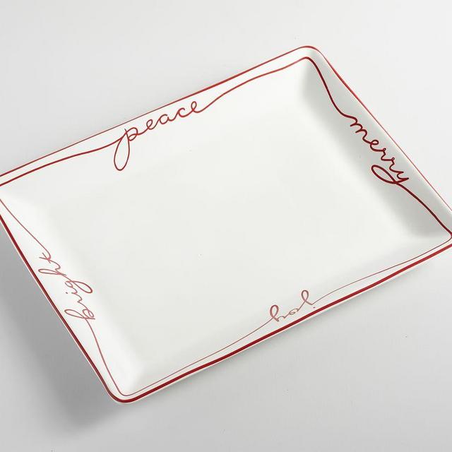 Tahoe Sentiment Stoneware Rectangular Serving Platter