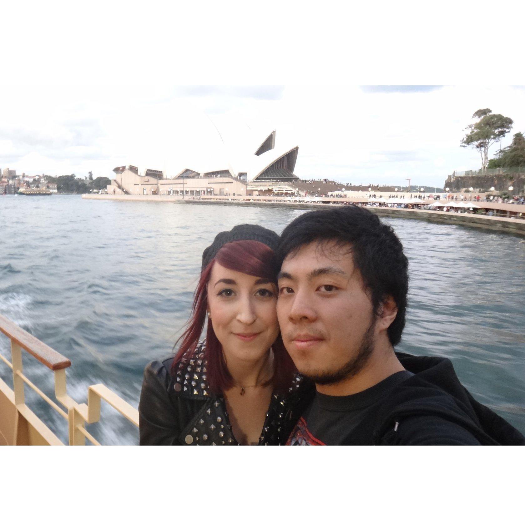 One of our early dates - A day to Taronga Zoo.