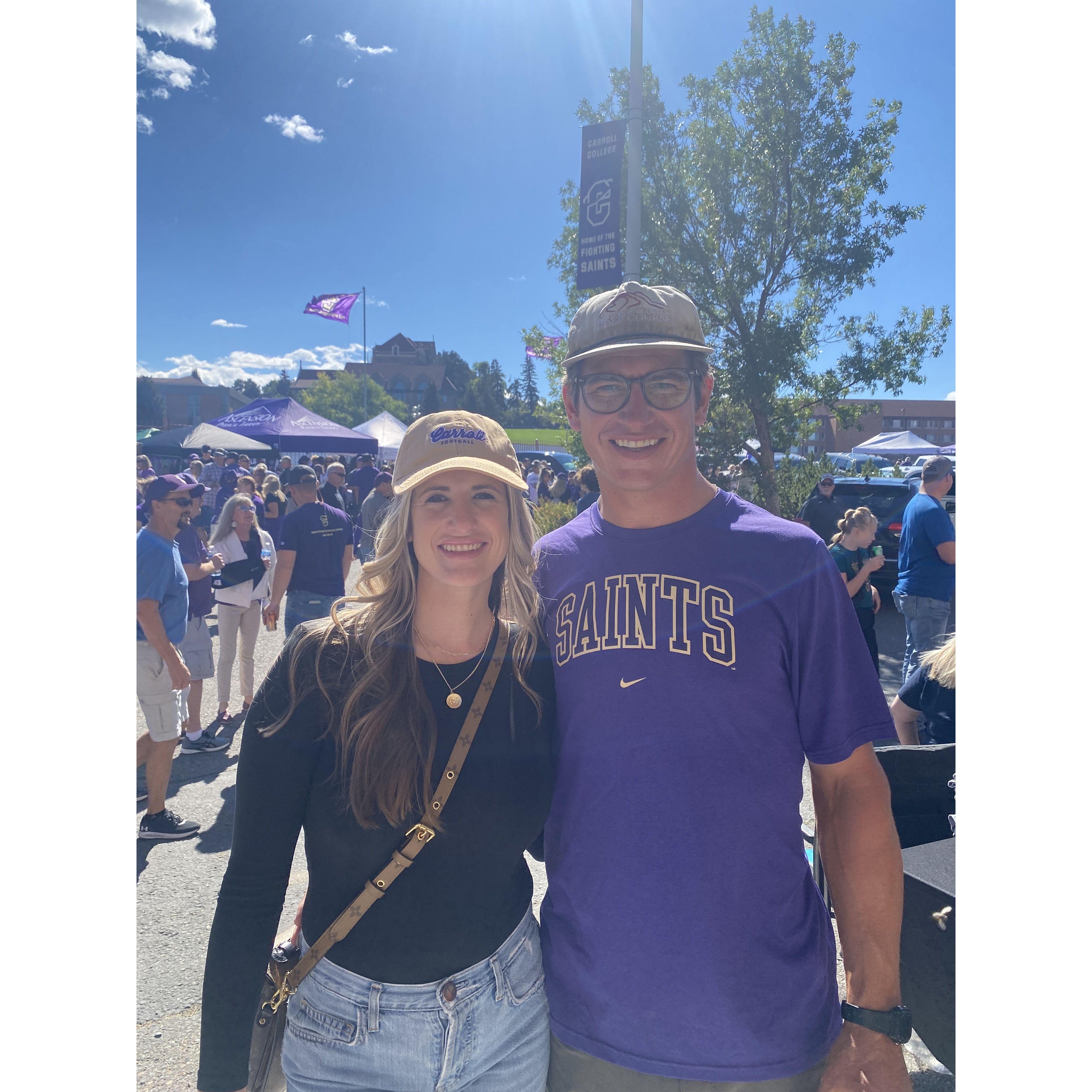 Hall of Fame weekend at Carroll College. Helena, Montana