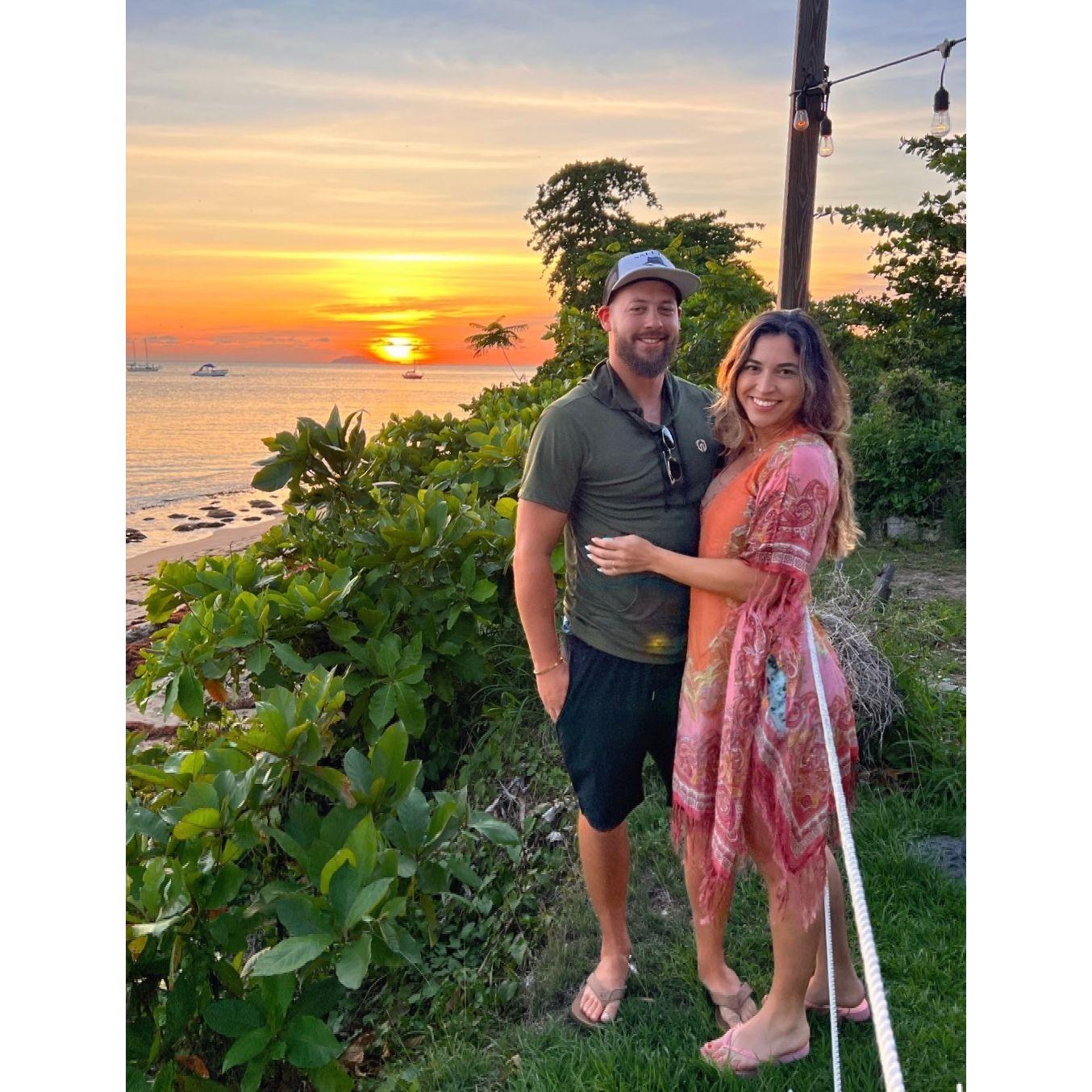 Their second home, Rincon, Puerto Rico.