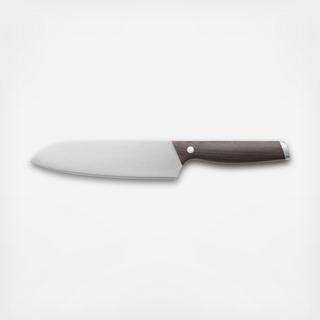 Rosewood Stainless Steel Santoku Knife