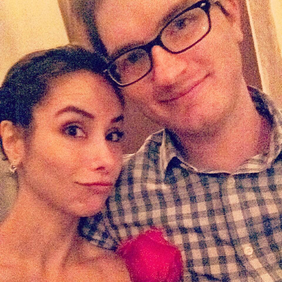At dinner the evening Shahbaz proposed to Sheva, July 2014.