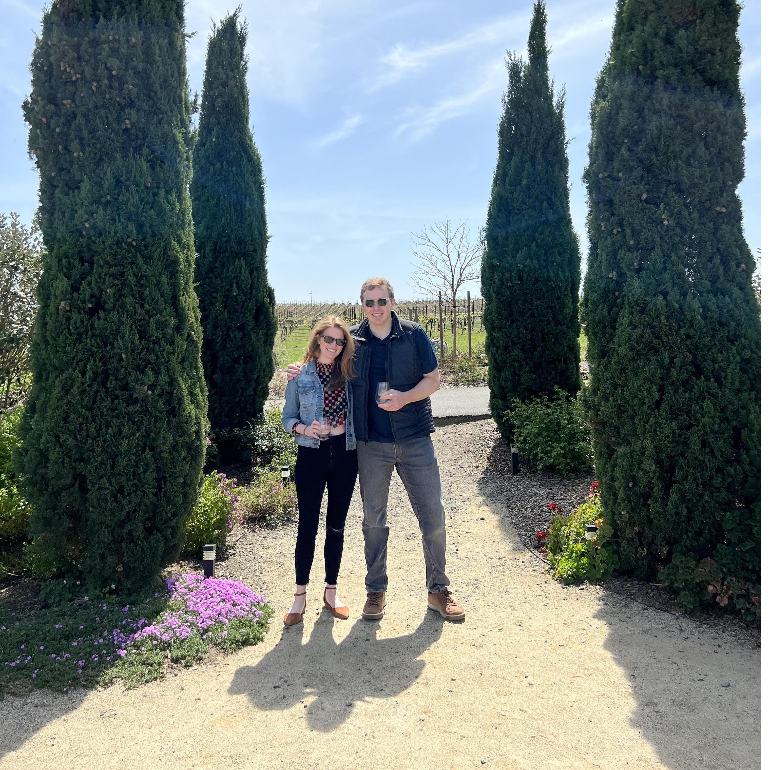 Wine tasting in Napa, CA