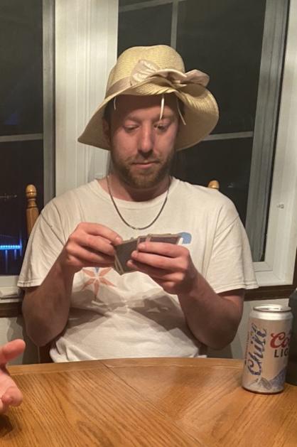 Cards at the lake