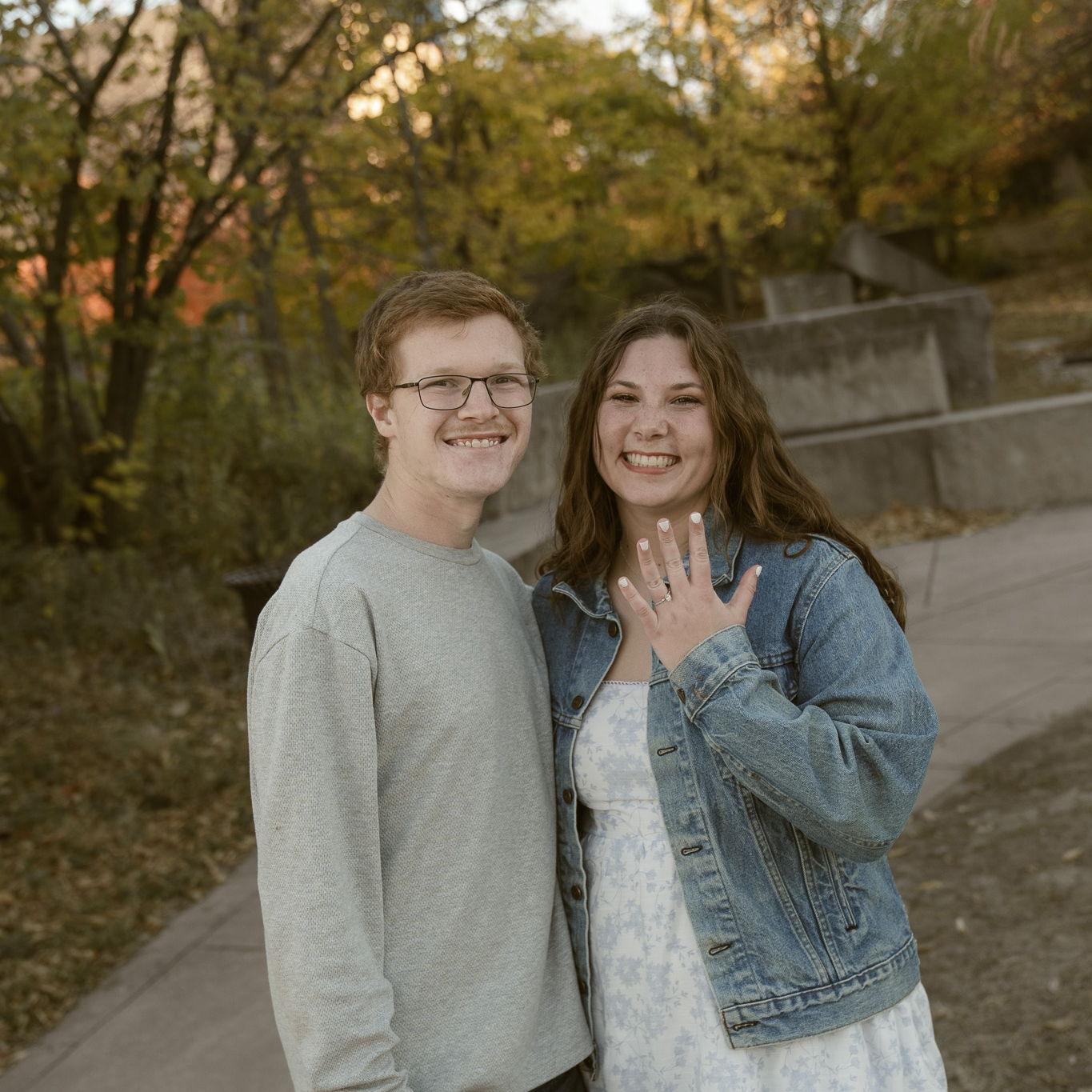 Engagement pic from around the same area we got engaged