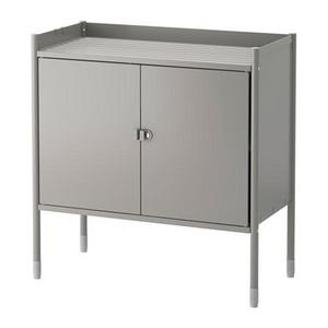 HINDÖ Cabinet, indoor/outdoor, gray
