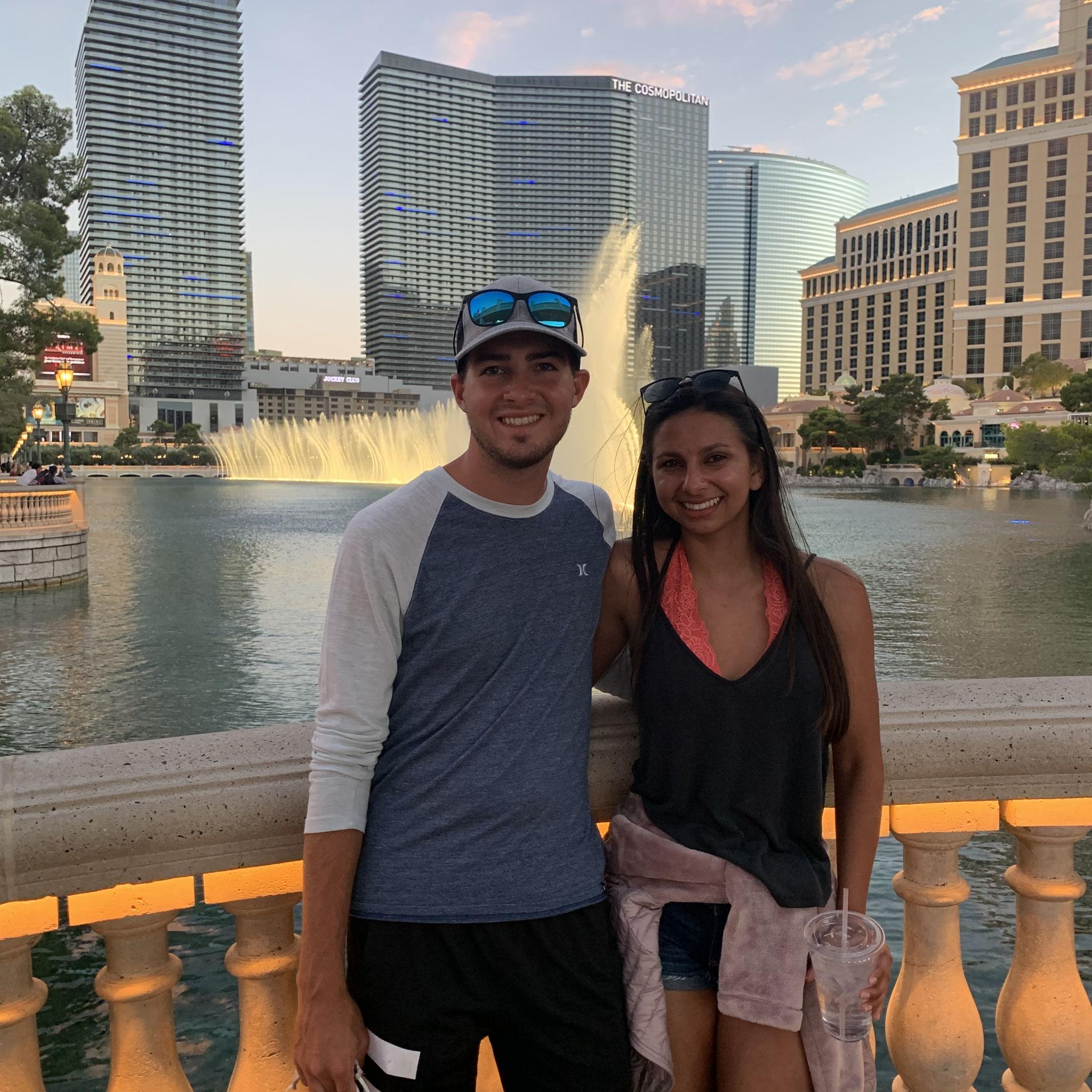 His first time in Vegas!