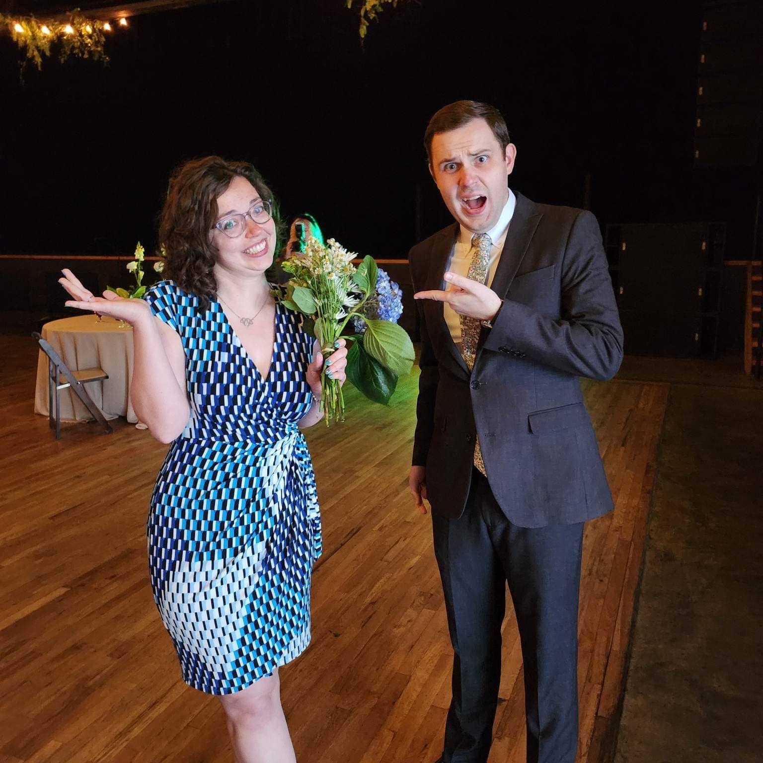 Caught the bouquet - two years to the day before the proposal!