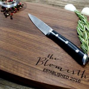 Personalized cutting board-30, Engraved cutting board,Personalized wedding gift,wedding gift for couples, housewarming gift, engagement gift