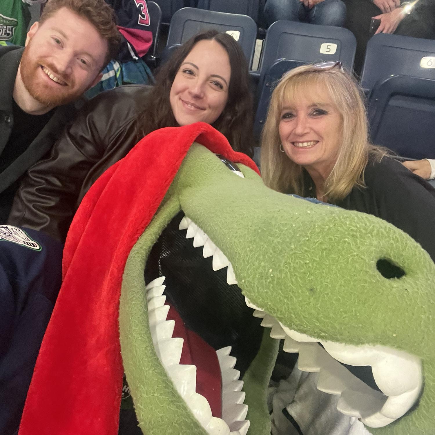 Spent Christmas/New Years in Florida for the warmth. Ended up at a hockey game.