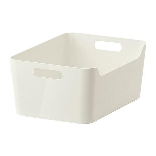 IKEA - VARIERA	Box, high gloss white $7.99