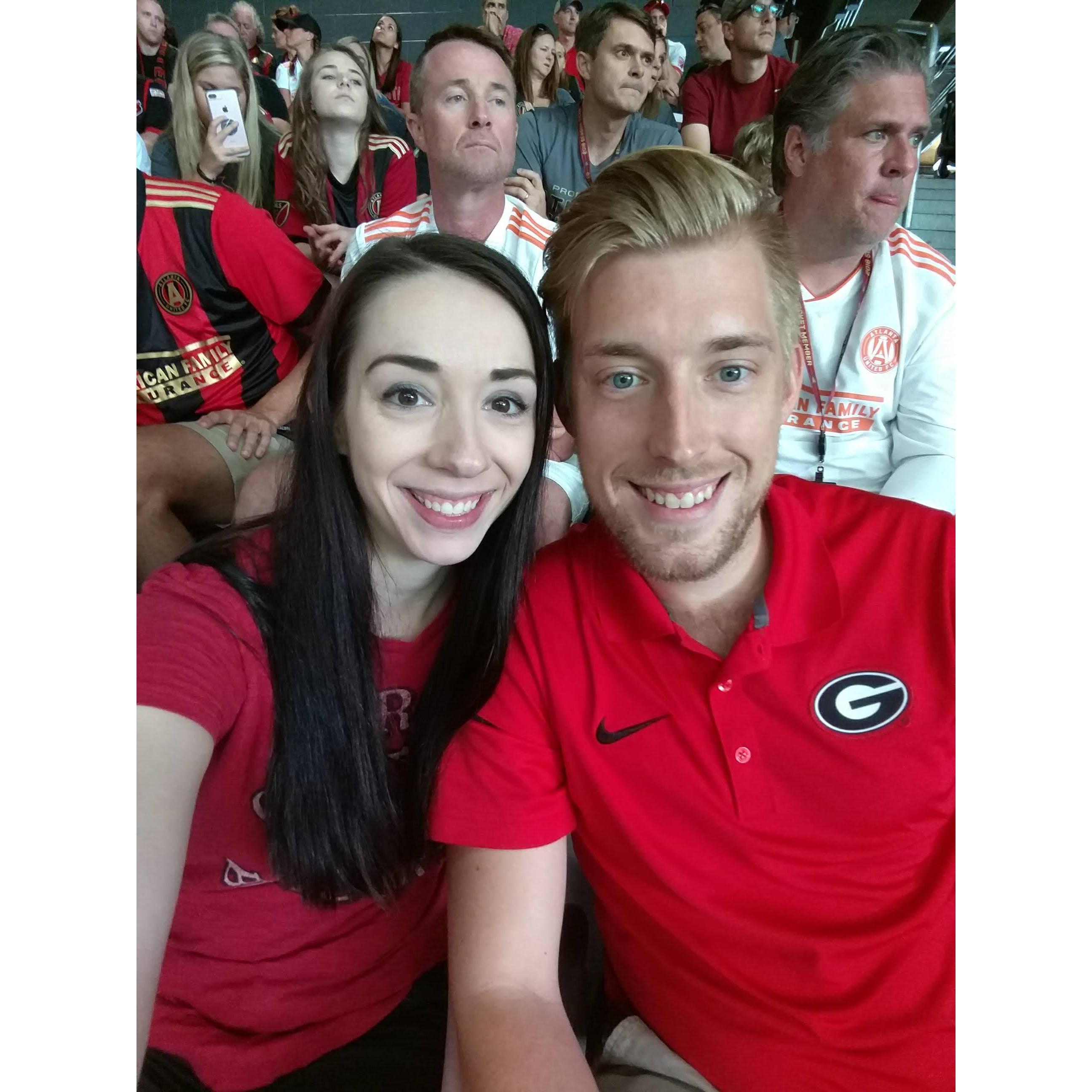 We made it through a combined 4 and a half years of graduate school at UGA.