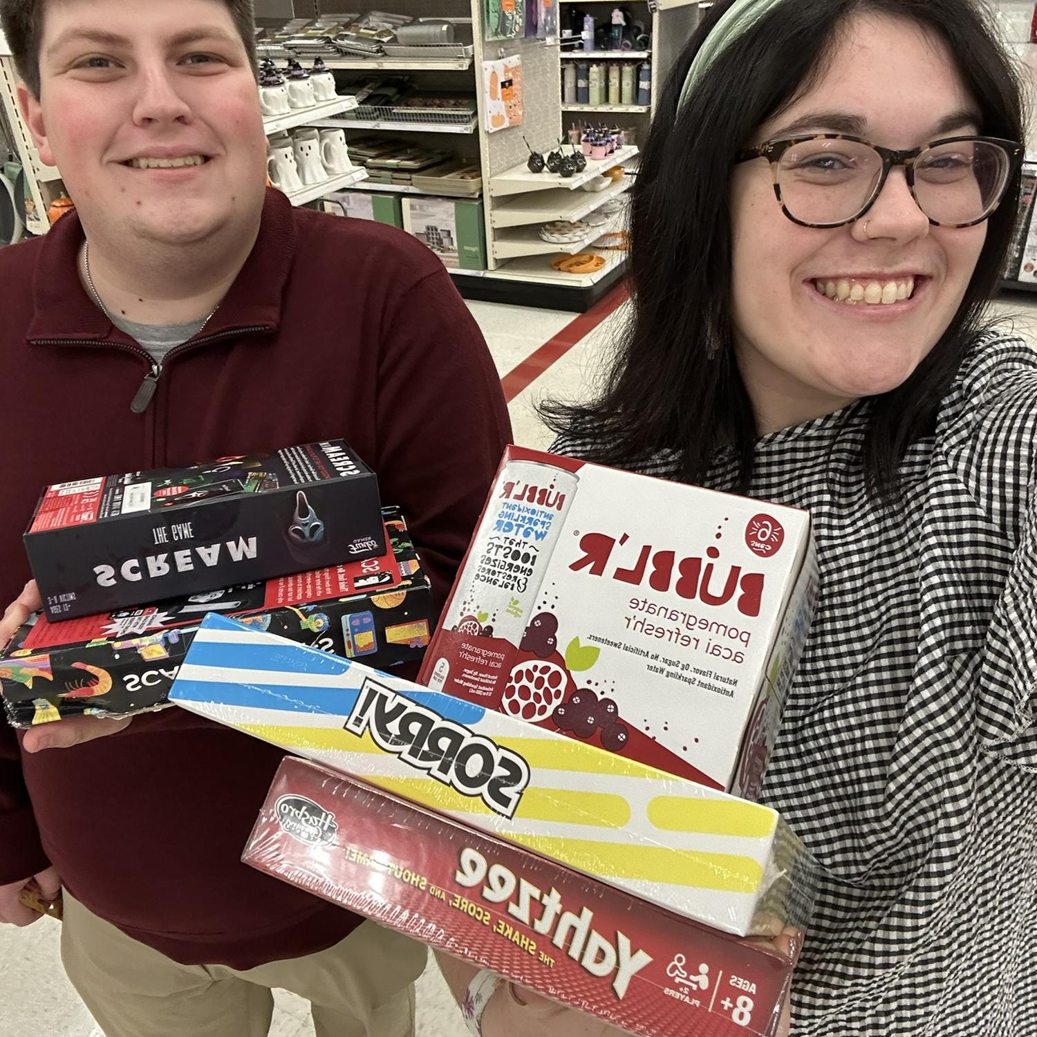 6 months of dating called for game nights and target runs!
