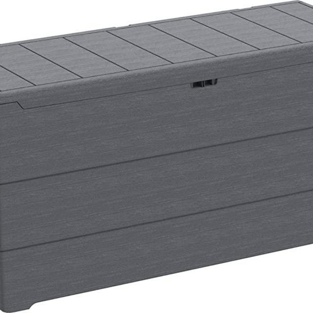 Duramax 86600 Resin Outdoor Storage Deck Box, Gray
