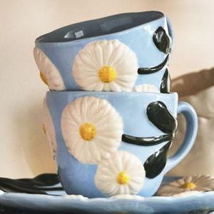Foster Stoneware Mug | Daisies