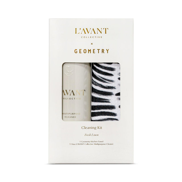 L'AVANT x Geometry Cleaning Kit Fresh Linen Multipurpose Cleaning Spray 16 oz.