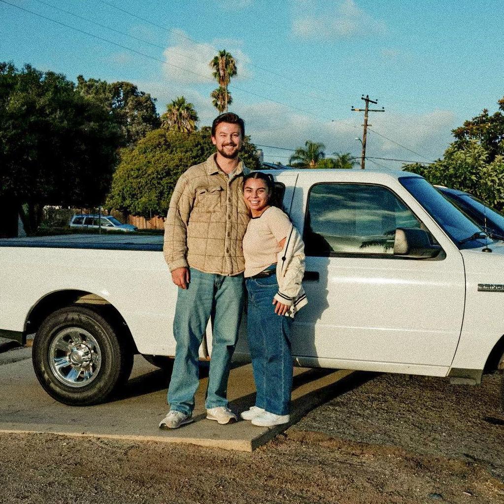 Commemorating Joshua's first work truck. This was such a big accomplishment at the time! Now he drives a Ford Maverick, which is pretty cool too.