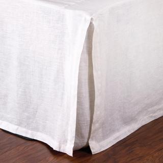 Pleated Linen Bed Skirt