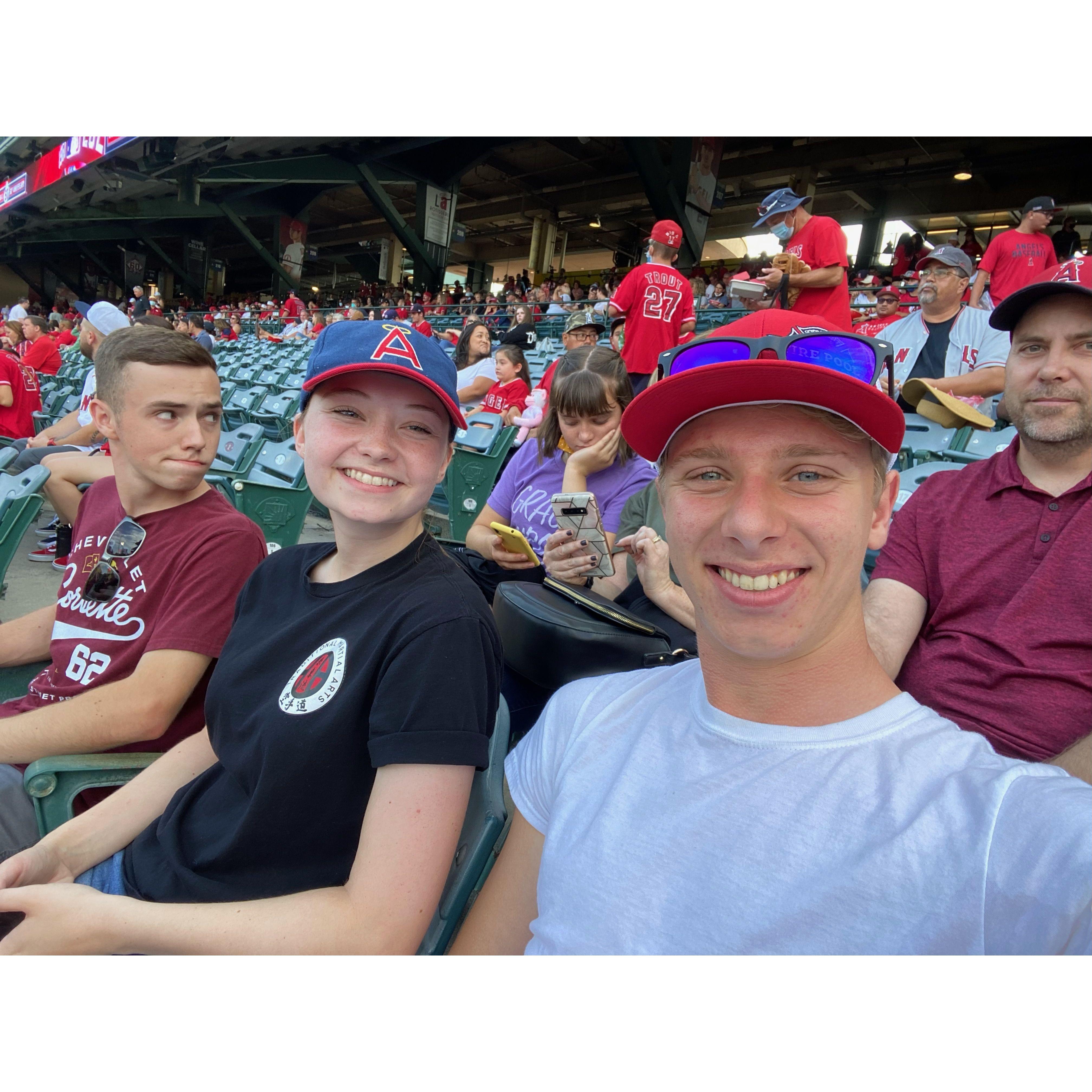 Don't mind the various faces being made in the background