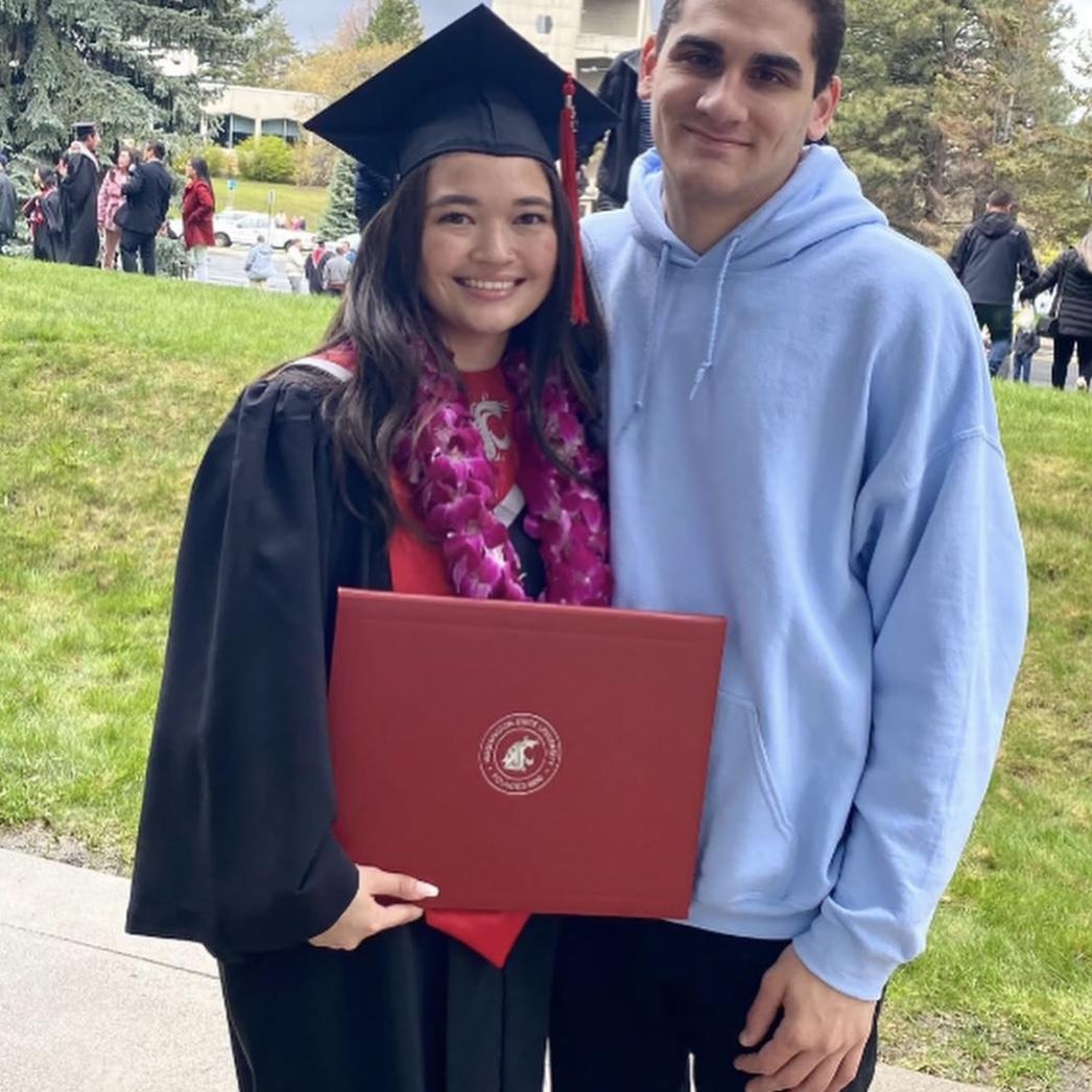 Keana receiving her undergraduate degree in May of 2022!