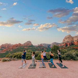 Couples Yoga in Sedona