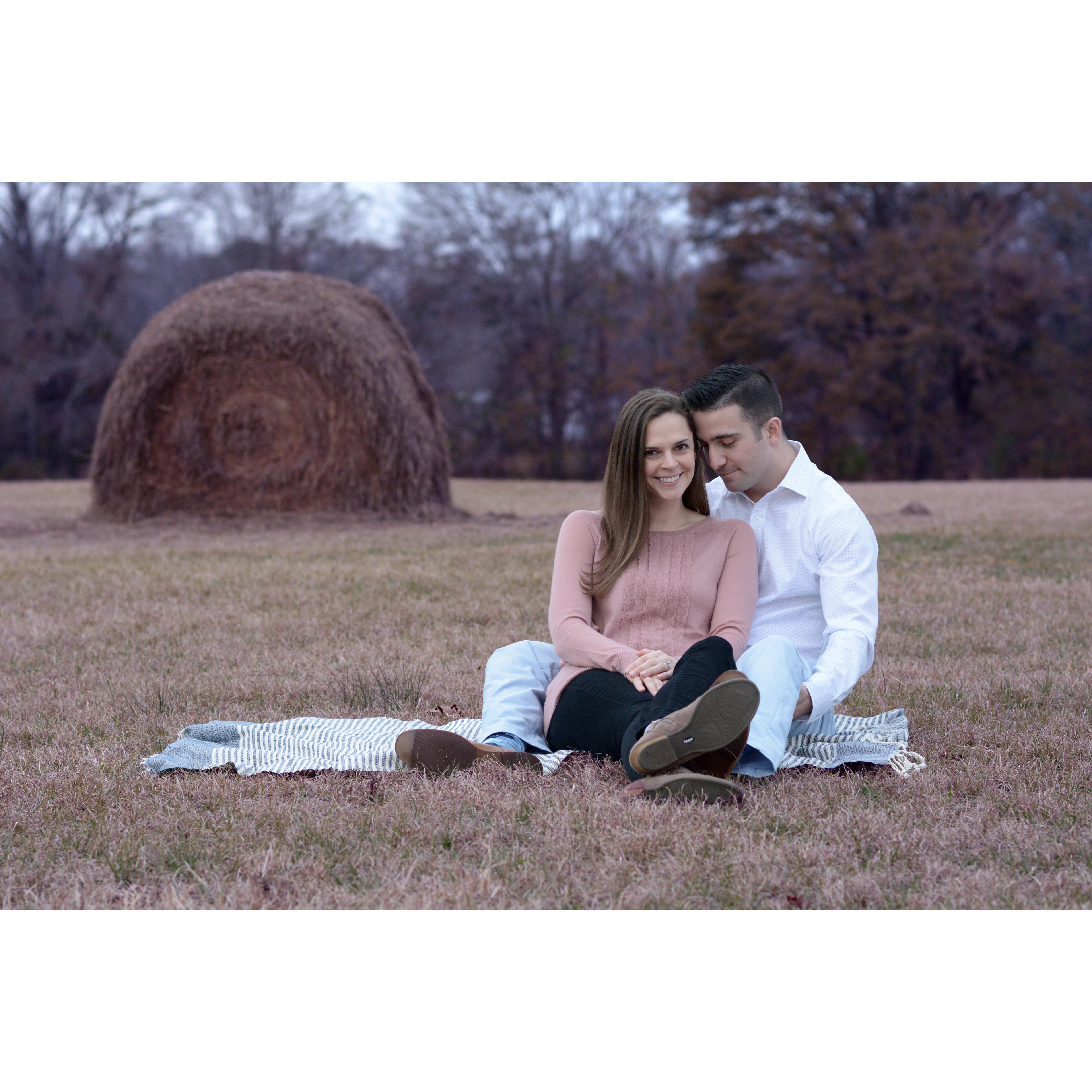 Engagement photo by Jessica Schnittka. December 2019