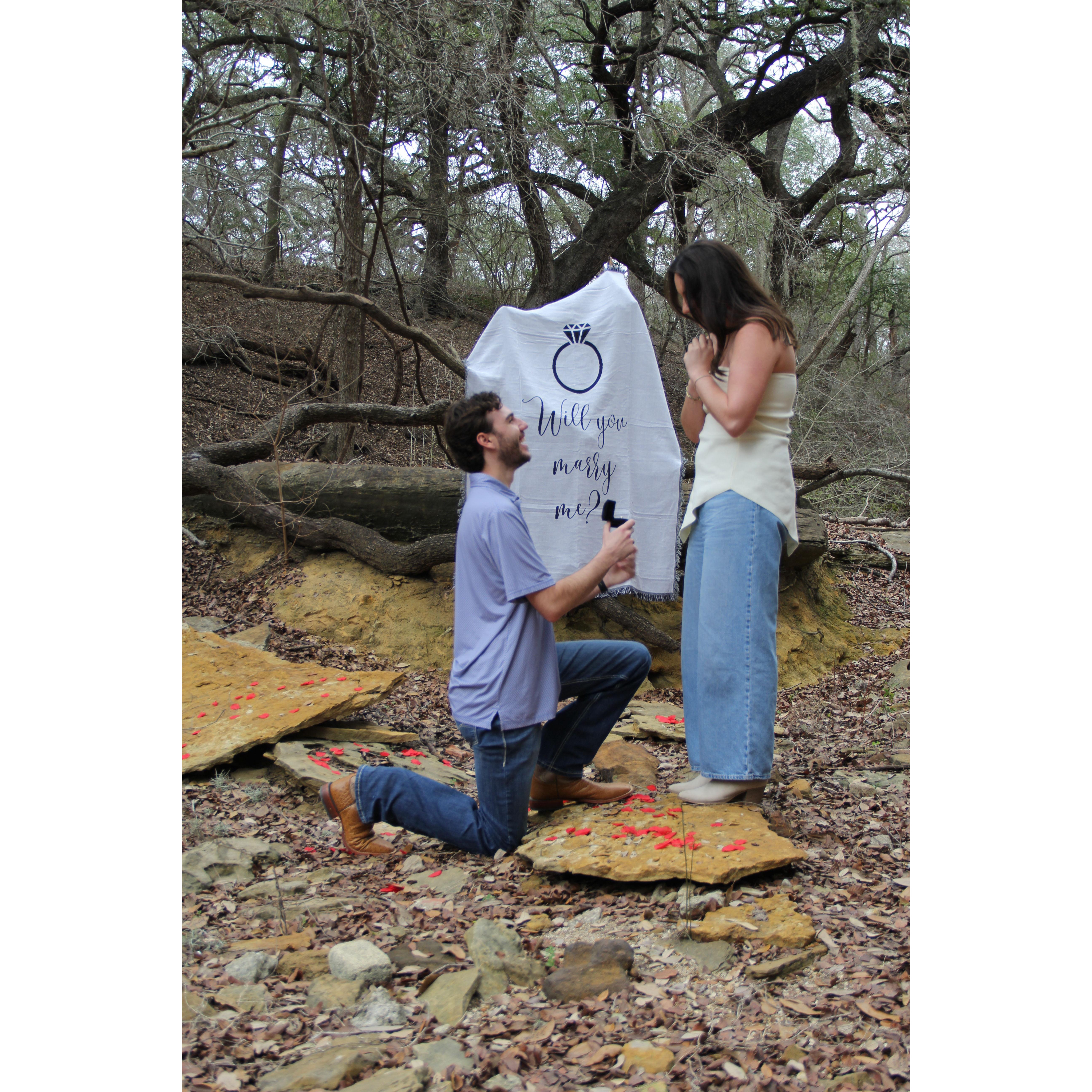 Sharing the moment with family!