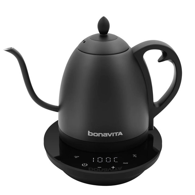 Bonavita Cosmopolitan 1.0L Gooseneck Precision Temperature Electric Kettle
