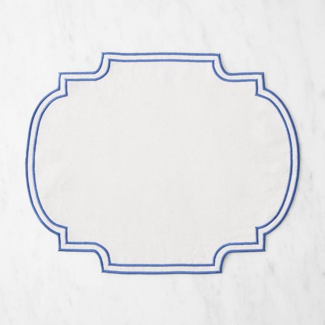 Cartouche Placemat, Blue