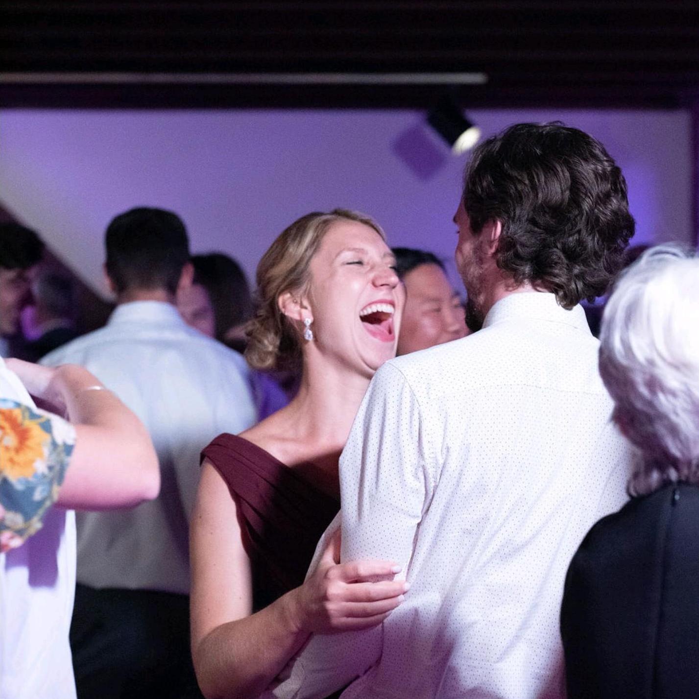 Sarah hates to admit that Nick is hilarious.