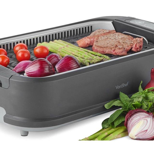 Vonshef Non-Stick Ceramic Grill Surface and Oil Drip Tray