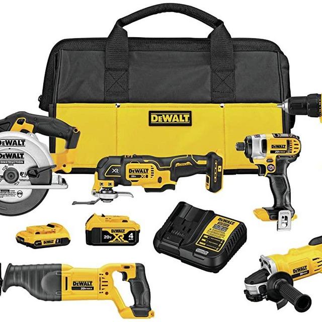 DEWALT 20V MAX Cordless Drill Combo Kit, 6-Tool (DCK661D1M1)