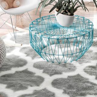 Faux Sheepskin Shaunna Round Rug