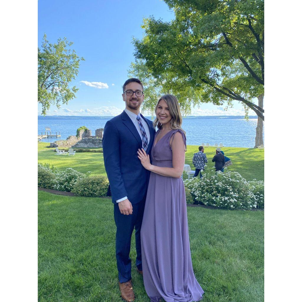 Our first wedding as an engaged couple. Shout out to Nicholas and Stefana!