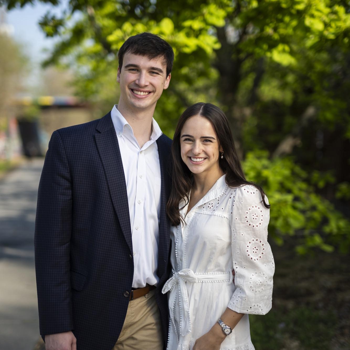 Engagement photos on the Atlanta Beltline!