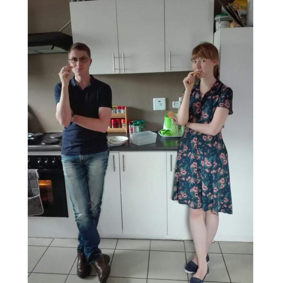 We haven't rubbed off on each other at all...